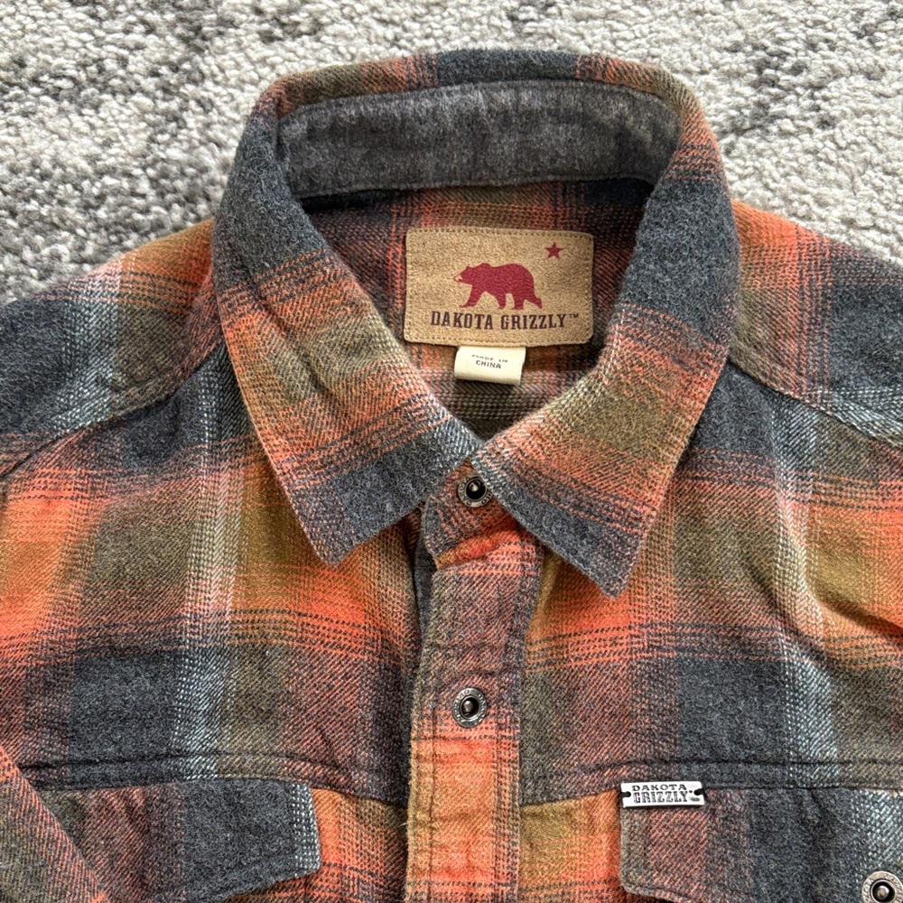 Dakota Grizzly Plaid Flannel Shirt